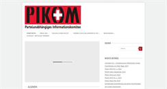 Desktop Screenshot of pikom.ch